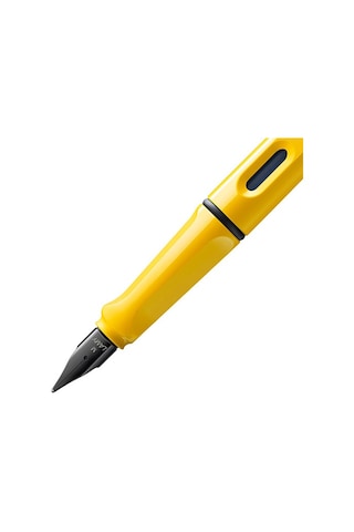 Lamy Safari Dolma Kalem Metal Siyah Klips M Uc Sari Sarı