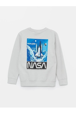 Nasa Çocuk Sweatshirt Gri