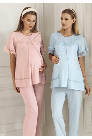 Artış 6206 Puantiyeli Lohusa Pijama Takımı 001
