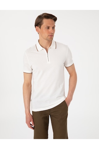 Pierre Cardin Erkek Ekru Tişört 50307516-vr019 Ekru
