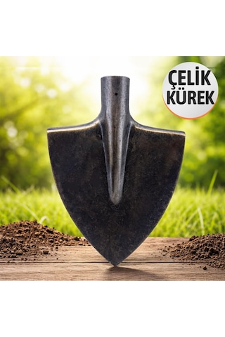 Sapsız Toprak Küreği Çelik Dayanıklı Bahçe Küreği Profesyonel Kazma Tarım İnşaat Bahçe Küreği