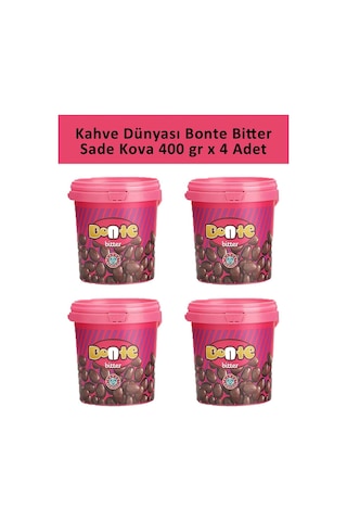 Kahve Dünyası Bonte Bitter Sade Kova 4 x 400 G