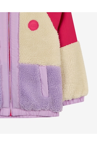Skechers G Outdoor Fleece Full Zip Sherpa Büyük Kız Çocuk Pembe Mont Sk2620142-3586