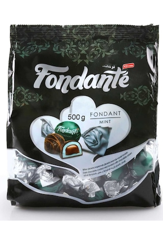 Fondante Çikolata Dolgulu Naneli 500 Gr. (1 Poşet)