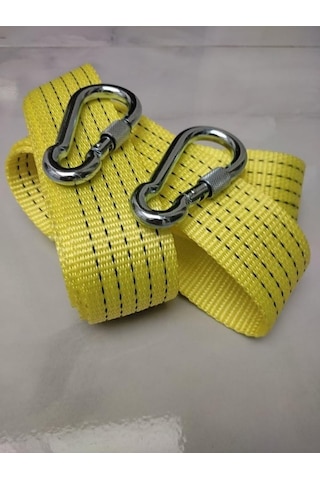 3 Ton Kapasiteli 3 M Çeki Halatı - 10 Mm Vidalı Metal Çengel İle Dayanıklı Alüminyum