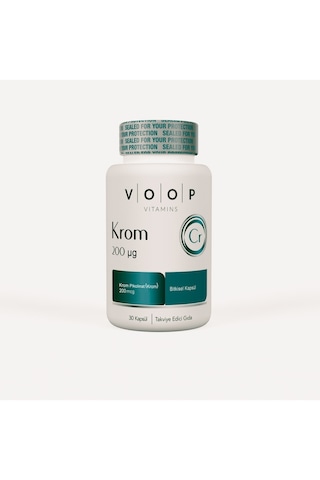 Voop Krom Pikolinat 200 G 30 Bitkisel Kapsül