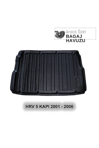 Honda Hrv 5 Kapı 2001 - 2006 Araca Özel 3d Bagaj Havuzu