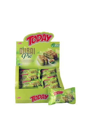 Today Dubai Pie Antep Fıstıklı Kadayıflı Kek 40 Gr. 24 Adet 1 Kutu
