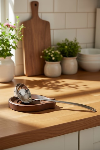 Snippy Boon - Tezgah Üstü Kirli Kaşıklık Kepçe Kaşık Altlığı Ahşap