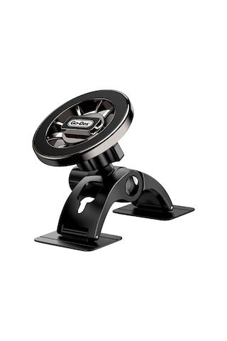 Go Des Gd-hd277 Magnetik M-safe Uyumlu 360 Derece Dönebilen Düz Zemin Araç Telefon Tutucu Siyah
