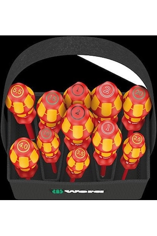 Wera Kraftform 2go 100 Form 2go 100 11 Parça Vde 1000 Volt İzoleli Tornavida Takımı