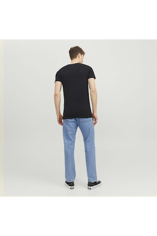 Jack & Jones Yuvarlak Yaka Basic Tisört-Basic 12058529 Siyah