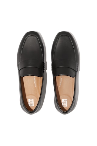 001 Black Klasik Ayakkabı Kadın Hx9-001 Fitflop Delıcato Soft Leather Loafers Black Siyah