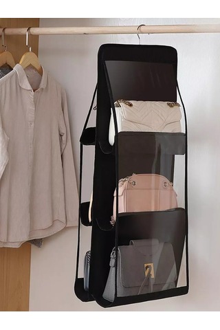 Homlove Çamaşır Ve Çanta Saklama Asma Düzenleyici 143634213 Siyah