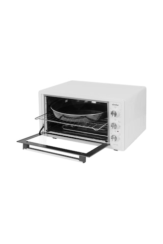 Simfer 4502 Beyaz 45 LT Turbo Fan Mini / Midi Fırın - 6 Fonksiyon,Yoğurt Yapma, Buz Çözme & İç Aydınlatma