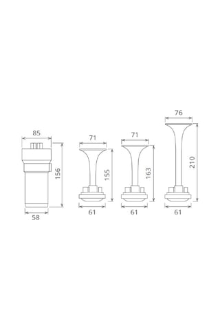 Seger 12v. Üç Krom Boru Melodili Korna,no:82kh12.000.03b