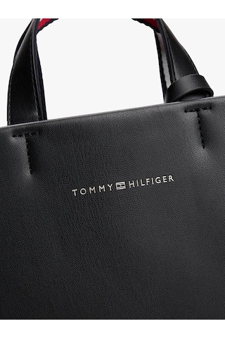 Tommy Hilfiger Th Establıshed Med Shopper-8288 Black