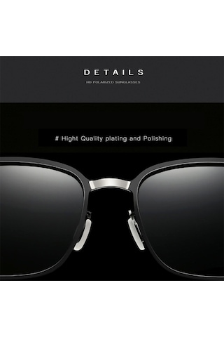 Cbtx Uv 400 Kare Şeklinde Erkek Güneş Gözlüğü Siyah - Gri