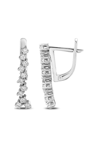 0.35 Karat Pırlanta Küpe