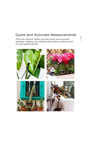 Ulzyvf Taşınabilir Toprak Nem Ölçer - Işık Alarmlı Toprak Analiz Cihazı