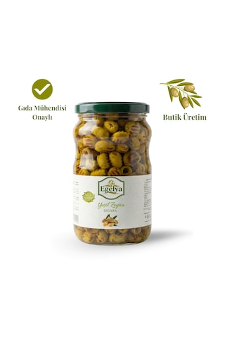 Egelya Akhisar Domat Izgara Yeşil Zeytin 1 Kg Izgara Dokulu, Dengeli Lezzet