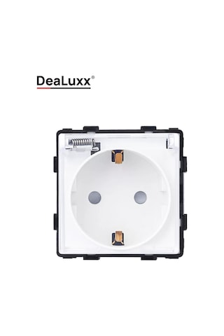 Dealuxx Kapaklı Beyaz Elektrik Prizi 196494054