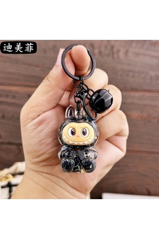 Novahub Labubu Koyun Oturan Anahtarlık Sırt Çantası Kız Kolye, F Model, Acrylic Malzeme, 18+ Yaş