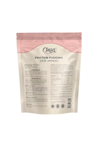 Clean Powders Protein Pudding 500 Gr Çilek
