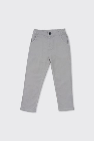 Panço Erkek Çocuk Düğmeli Pantolon Gri