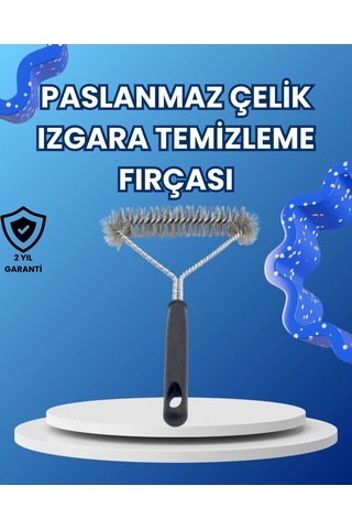 Paslanmaz Çelik Izgara Temizleme Fırçası Mangal Ve Barbekü İçin 46277984