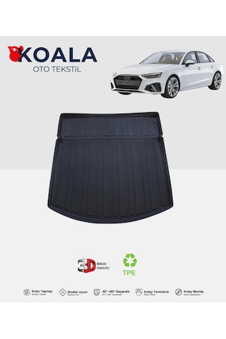 Audi A4 Sedan B9 2016 Ve Sonrası 3d Bagaj Havuzu