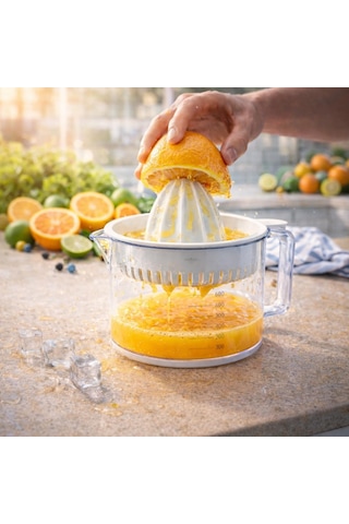 Lexroo Limon Sıkacağı Narenciye Portakal Sıkacağı Beyaz 600 Ml