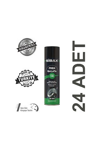 Sibax Fren Balata Temizleyici Sprey 24 x 500 ML Sibax Fren Balata Temizleyici Sprey 24 x 500 ML