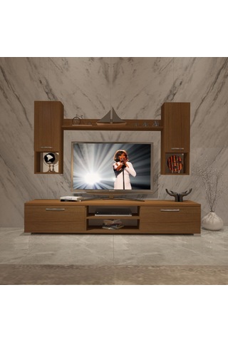Decoraktiv Eko 5da Slm Dvd Tv Ünitesi Tv Sehpası Ceviz