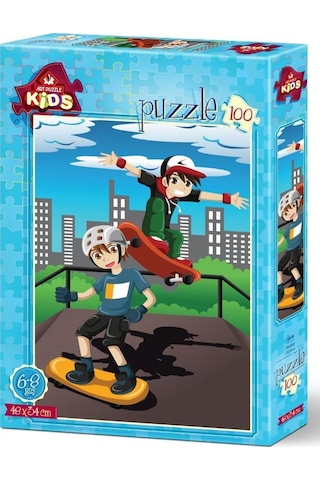 Art Kids 100 Parça Kaykay Puzzle (6-8 Yaş)