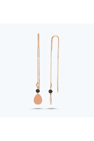 Altınbaş Pırlanta Spinel Taşlı Küpe INT143P-14K