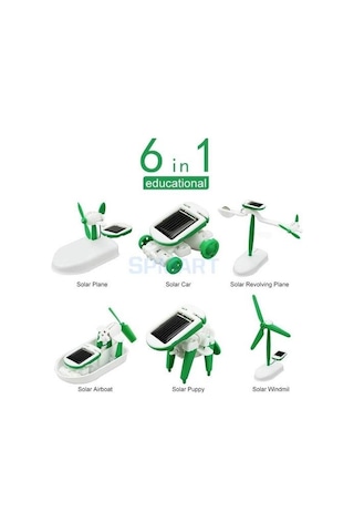 Electroon Güneş Enerjili Robot Oluşturma Seti 6In1 Solar Kit