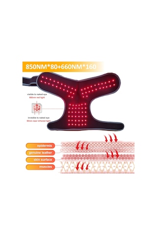 Wingfly Üçlü Yöntem Omuz Masajı, 3 Ayarlanabilir Isıtmalı Kablosuz Isıtmalı Omuz Masaj Yastığı, 3 Titreşim Modu, 5000mah Pil Ve Led Dokunmatik Panel, Ev, Ofis İçin İdeal