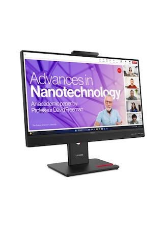 Lenovo Thinkvision T24-4v 64b6mar1tk 24 İnch Voip, 5mp Kamera, Speaker, 120hz, 4ms, Fhd Ips Monitor