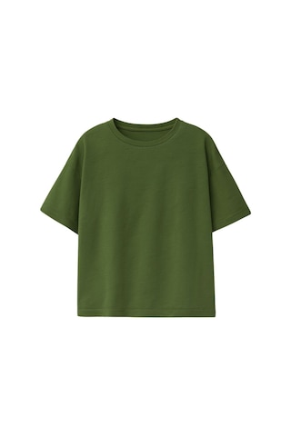 Zuzunga Besic 3'lü Çocuk T-shirt Pembe - Haki - Lacivert Çok Renkli
