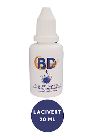 Bd Sıvı Gıda Boyası 20 Ml Lacivert