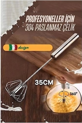 Transformacion Dönerli Çırpıcı 304 Paslanmaz Çelik Yumurta Çırpıcı Çok Renkli