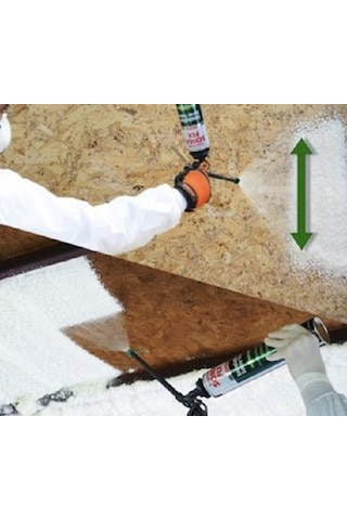 2 Ad 750 ML Soma Tabancalı Isı Ses Yalıtım Köpüğü Tabancası Temiz