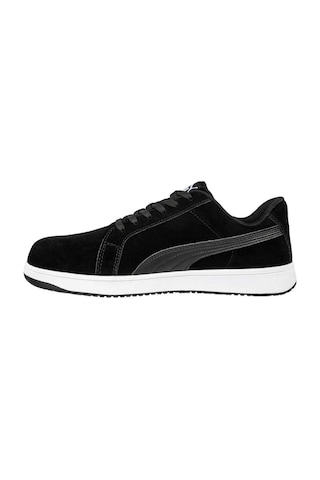 Puma Safety Iconic Black Low S1pl Esd Siyah İş Ayakkabısı Fiberglas Burunlu Metal İçermez 44