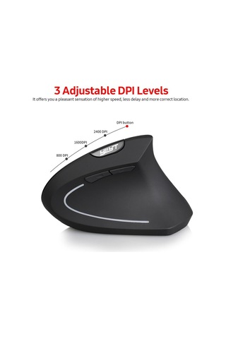 Ywyt 2.4G Kablosuz  Ergonomik Dikey Optik Mouse