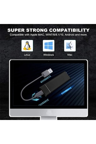 Dofolink 2tb Taşınabilir Ssd Dış Hard Disk - Hızlı Veri Depolama, Sessiz Çalışma, Otomatik Tanıma, Masaüstü/dizüstü/tv Uyumlu