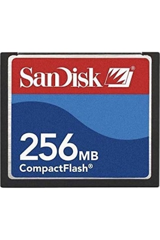 Sandisk Compact Flash 256 MB CF Hafıza Kartı Sandisk Compact Flash 256 MB CF Hafıza Kartı