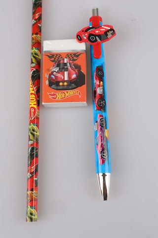 2024 Yeni Sezon Lisanslı Hot Wheels Versatil Uçlu Kalem 0.7 Mm ,kurşun Kalem Ve Silgi Seti Ahşap