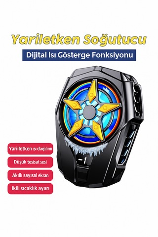 Telefon Soğutucu Cep Telefonu Radyatör Soğutucu, Led Göstergeli