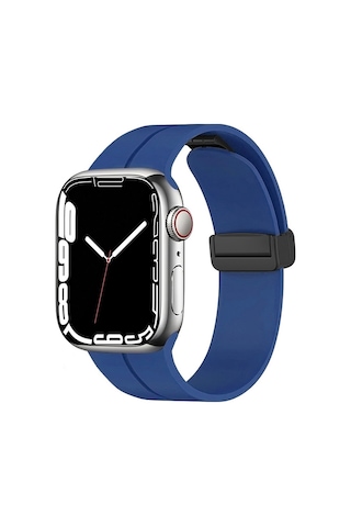 Apple Uyumlu  Watch 38 MM 40 MM 41 MM Kordon Magnetli Ayarlanır Silikon Kordon 1/2/3/4/5/6/se/7/8